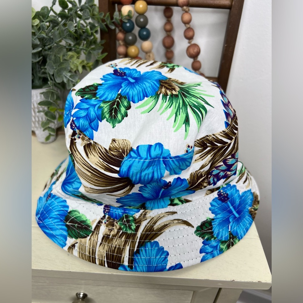 Brand New-Mashiaoyi Unisex Print Double-Side-Wear Reversible Bucket Hat